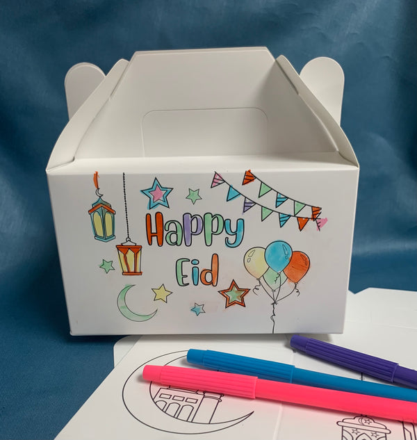 Colour Your Own Eid Treat Box - 5 pieces