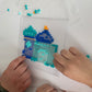 Masjid Perler Bead Craft Kit - Blue/Pink