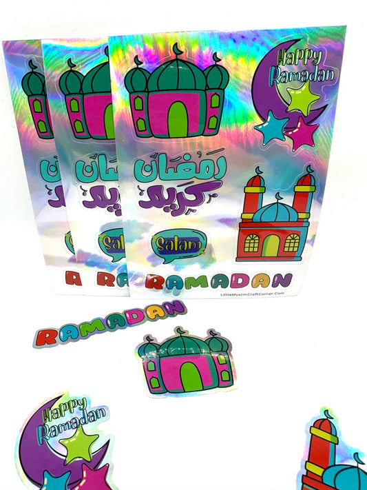 Ramadan Sticker Sheets - 3 Sheets Included