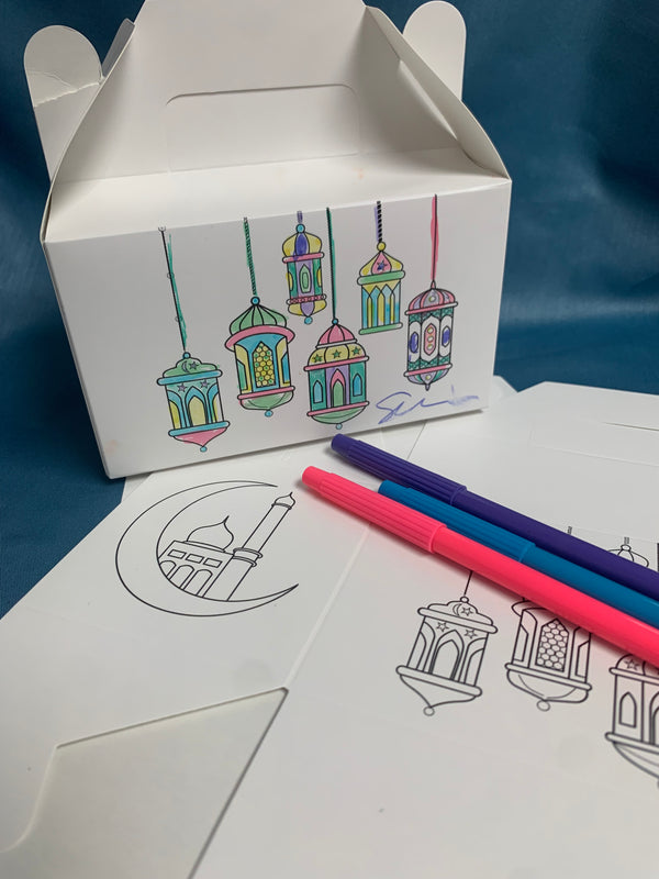 Colour Your Own Eid Treat Box - 5 pieces