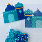 Masjid Perler Bead Craft Kit - Blue/Pink