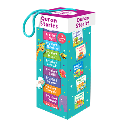 Quran Stories Book Tower - Set of 10 Chunky Board Books