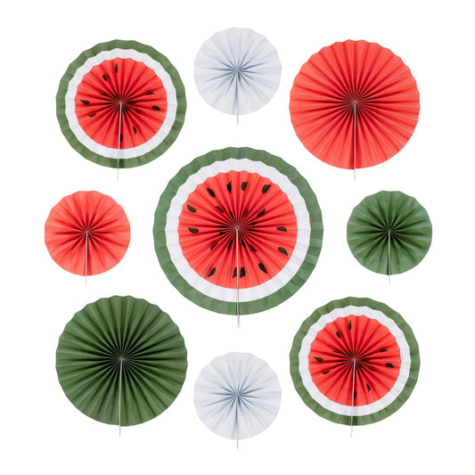 Watermelon Fan Set Ramadan & Eid - Set of 9