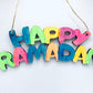 Happy Ramadan Wooden Banner Craft Kit