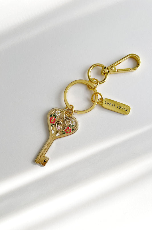 Key Keyring - Gold