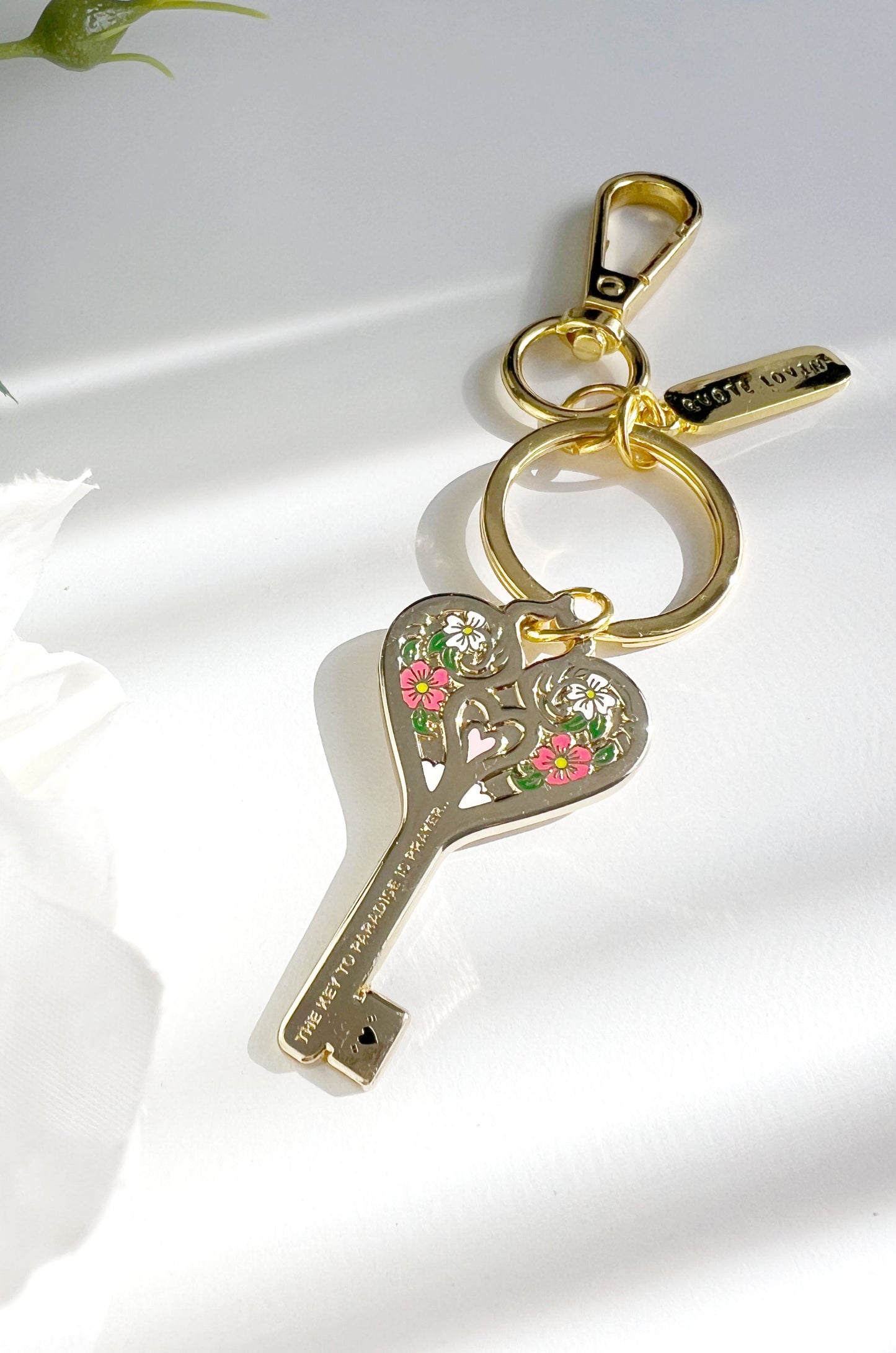 Key Keyring - Gold