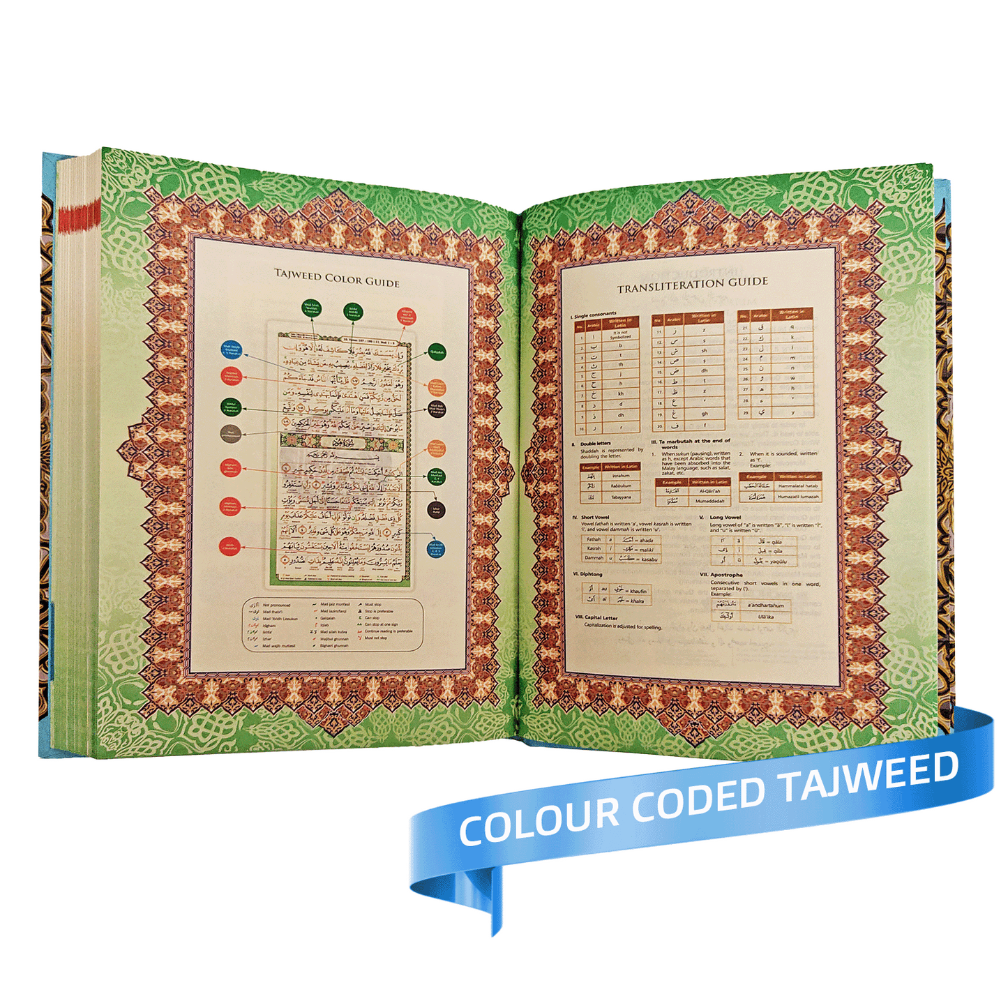 Maqdis Quran - B5: Colour Coded Tajweed & Word for Word Translation