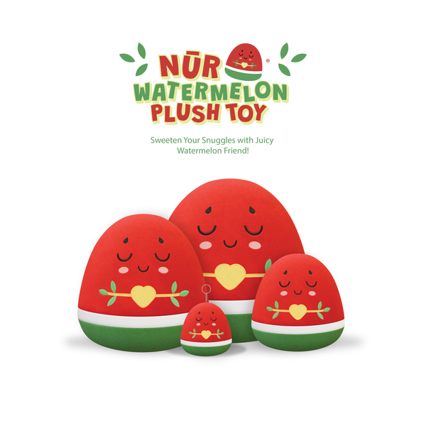 Nūr Watermelon Plushie - 30cm