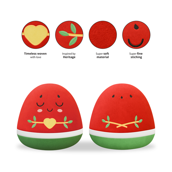 Nūr Watermelon Plush Keyring - 8cm