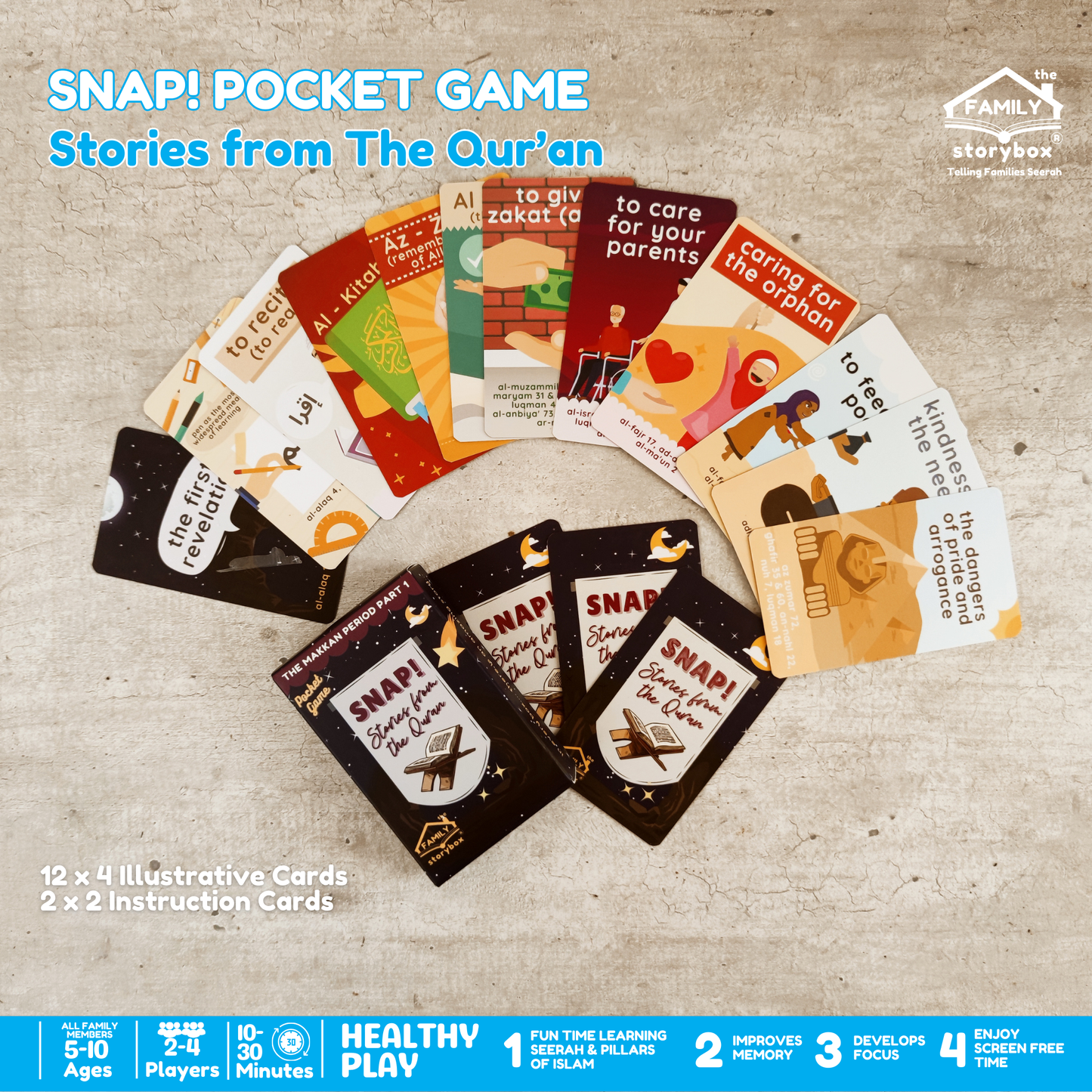 SNAP! Pocket Card Game - Stories from The Quran (Makkan Period Part 1)