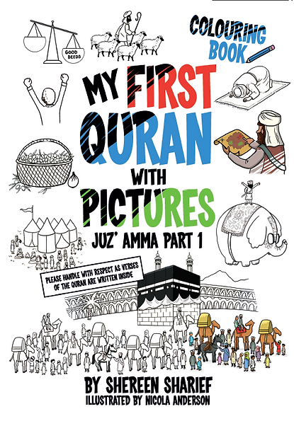 My First Quran with Pictures - Juz Amma Part 1 - Colouring Book