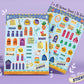 My Ramadan Sticker Sheet Pack of 2 - A5 size (76 stickers)