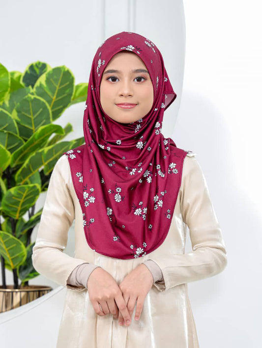 Ruby Flowers Kids Hijab