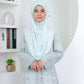 Mint Flowers Kids Hijab