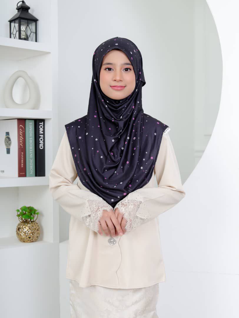 Floral Twilight Kids Hijab